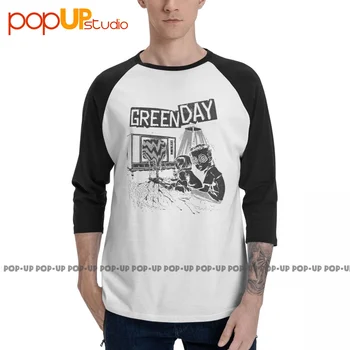 Yeşil Gün Dookie Kerplunk Insomniac Nemrut Pop Punk Rock Uyarı 3/4 Kollu T-shirt Yenilik Raglan Tee Gömlek
