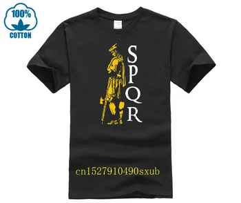 Satılık Yeni Moda Yaz Erkek Tee Gömlek Spqr A82 Roma Antik Roma Colosseum Gladyatör Lejyonerler Totti T Shirt