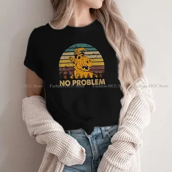 ALF Animasyon Serisi TV Polyester Tişörtleri Hiçbir Sorun Ayırt Edici kadın T Shirt Komik Giyim