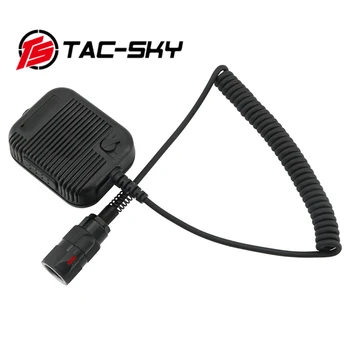 TS TAC-SKY Taktik 6-Pin PTT Adaptörü El Hoparlör Mikrofon AN/PRC 148 152 163 Kukla Kılıf Walkie Talkie Modelleri