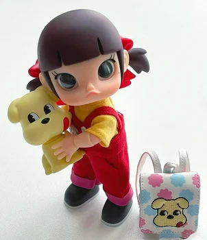 Molly Çocuk BJD Bebek Erkek ve Kız Kardeşi Kısa Kahverengi Saç Tatlı Çift Anime Şeker figürü oyuncakları Bestie Hediye Estetizm