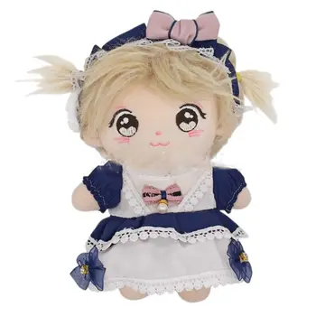 Akademik Tarzı oyuncak bebek giysileri 6 Renkler Sevimli Mini Elbise Elbiseler Oyuncak Aksesuarları 20cm Pamuklu Bebek