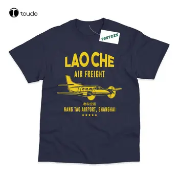 Lao Che Hava Taşımacılığı Esinlenerek Indiana Jones baskılı tişört gri t shirt erkekler için