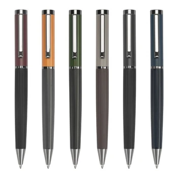 Metal Tükenmez Kalem iş İmza Kalem Büküm Eylem ofis kalemi