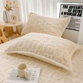 YENİ Yumuşak Yastık Kılıfı 2 adet Dikdörtgen Yastık Kılıfı çapa de almofada Düz Renk Kış Pillowslip 48x74cm minder örtüsü