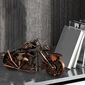 Motosiklet modeli motosiklet demir sanat heykel Retro süs çok yönlü sağlam