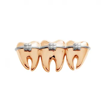 Sevimli Diş Hekimliği Broş Tıbbi Parantez Gümüş Kaplama Yaka Pin Diş Stajyer Hemşire Giyim Aksesuarları Hediyeler