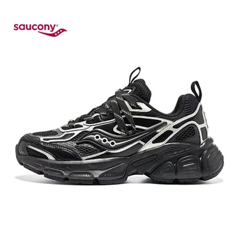 Saucony Ayakkabı Erkekler İçin kadın Tıknaz Beyaz Lüks Sneakers Koşu rahat ayakkabılar moda ışık Erkek Tenis Spor Spor Ayakkabı