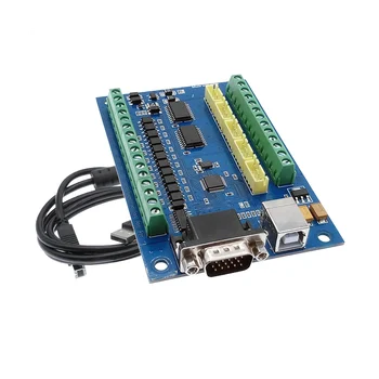 MACH3 USB CNC 5 Eksen 100 kHz 12-24 V Doğrusal Hareket Kontrol Kartı STB5100 kesme panosu