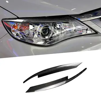 Karbon Fiber Ön Tampon gözkapağı Kaş Düzeltir Subaru WRX 10th 2008-2011 Nesil Far Göz Kapağı Lambası Kaş Kapağı