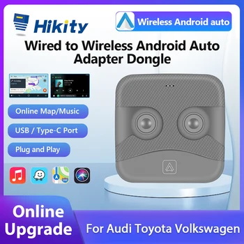 Hikity Carplay AI kutusu Kablosuz Android Otomatik Adaptör Dongle akış kutusu araba Bluetooth WiFi Audi Toyota Volkswagen İçin