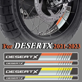 Ducati Çöl X DesertX 2021 2022 2023 Motosiklet Aksesuarları Su Geçirmez motosiklet tekerleği Çıkartmalar PVC İç Lastik Jant Çıkartmaları