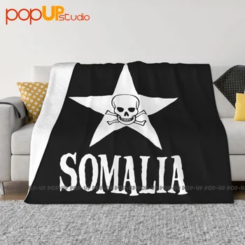Somali Korsanlar Saygı Yama Kafatası Crossbones Battaniye Tüylü çekyat Yatak Seyahat