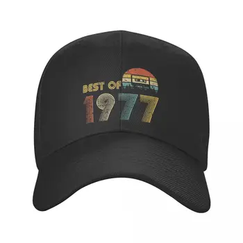 Punk Unisex En Iyi 1977 45rd doğum günü hediyesi beyzbol şapkası Yetişkin Kaset Teyp Ayarlanabilir Baba Şapka Erkekler Kadınlar Spor Snapback Kapaklar