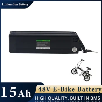 Yeni 48V 15ah Pil Silverfish EBike Bisiklet 18650 lityum iyon batarya Paketi Fiets Accu Akku Deniz Bar şarjlı kutu