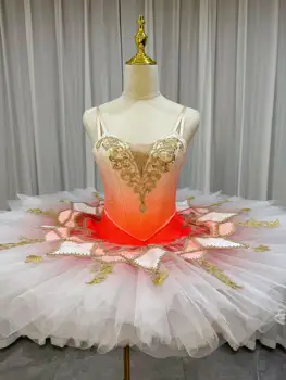 Bale Tutu Profesyonel Dans Kostüm Kadın Kız Çocuk Yetişkin Özel Boyut Performans Yarışması Elbise Sahne Dans Giyim