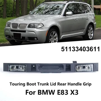 BMW için E83 X3 2004-2010 2.5 L L6 Touring Boot Bagaj Kapağı Arka Kolu Kavrama Anahtar Düğmesi Bagaj Kapağı anahtar tertibatı 51133403611