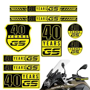 GS Motosiklet Sticker Su Geçirmez Motosiklet Çıkartmaları İçin Fit GS 40 Yıl F650/700/800/850GS G310GS R1200/1250GS Evrensel