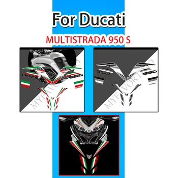 Motosiklet Çıkartmalar Ducati MULTİSTRADA 950 S 950 S Gaz Akaryakıt Kiti Diz