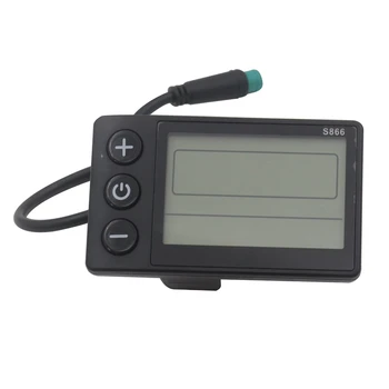 1 ADET Elektrikli Scooter LCD Enstrüman Siyah Sınır Ötesi E-Ticaret 5 Delikli 5-Pin su geçirmez konektör (S866-2F)