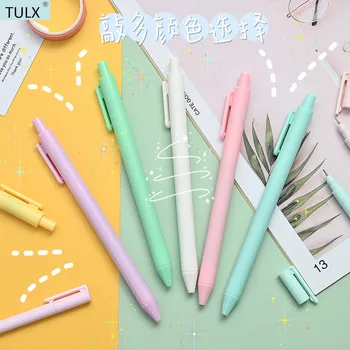 TULX 6 ADET sevimli kalemler jel kalem sevimli kırtasiye malzemeleri okul malzemeleri kırtasiye okul malzemeleri kawaii