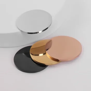 20 Adet 25mm Yuvarlak Diskler Takılar Ayna Cilası paslanmaz çelik nazarlıklar DIY Yapımı İçin Yazı Kolye Anahtarlık Küpe