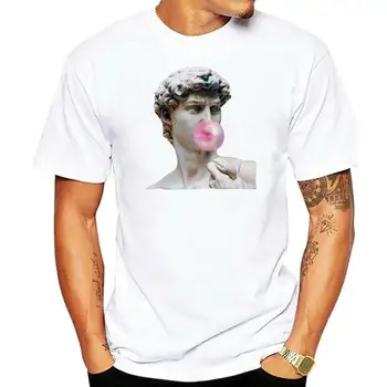 Vaporwave Kabarcık Sakız Roma Yunan Heykeli Moda erkek pamuklu tişört Üst Tee Serin Rahat gurur t gömlek erkekler Unisex Moda