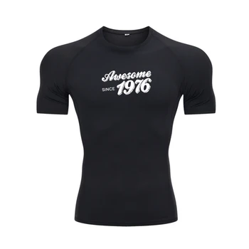 Harika 1976 Yılından Bu Yana Gömlek 40th doğum günü hediyesi pamuklu üst giyim Gömlek Harajuku Camisas 3D Baskılı Büyük Boy Hip Hop T Shirt