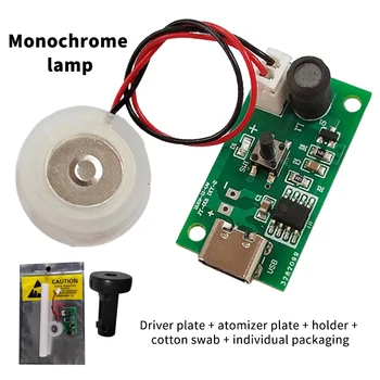 USB Mini Nemlendirici sürücü devre kartı DIY Kitleri Mist Maker Sisleyici Atomizasyon Filmi Atomizer Levha Mini Salınımlı tutucu ile
