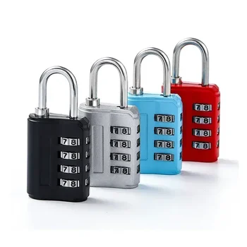 Renkli Şifre Asma Kilit Bagaj Çantası şifreli kilit Spor Anti-hırsızlık Mini Dijital Mekanik Şifre Asma Kilit