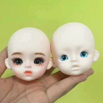 DIY Makyaj 1/6 Bjd Bebek Kafası El Yapımı 30cm Bebek Kafa Aksesuarları Çocuk Oyuncak Kız Oyuncak Hediye