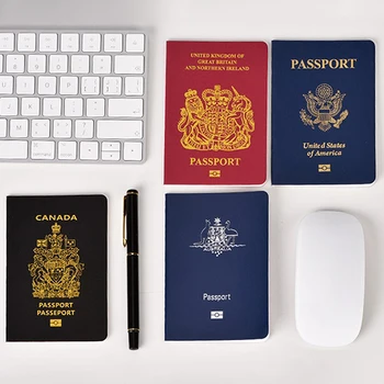 Seyahat Pasaport Tutucu PU Deri Pasaport Koruyucu Kapak Moda kimlik kartı tutucu Seyahat Aksesuarları
