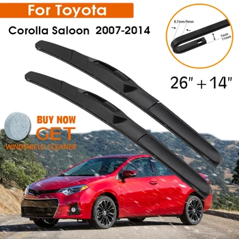 Araba sileceği Bıçak Toyota Corolla Saloon 2007-2014 İçin Ön Cam Kauçuk Silikon Dolum Ön pencere sileceği 26