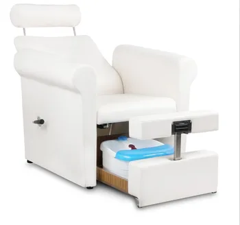 Tırnak salonu üretmektedir beyaz modern hiçbir sıhhi tesisat ayak spa masaj kullanılan tırnak manikür sandalyesi lüks pedikür spa sandalyesi satılık