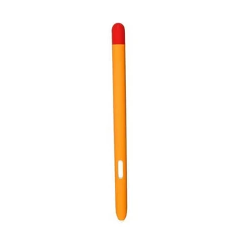 Samsung Galaxy Tab için S6 Lite Kalem Kutusu Koruyucu Silikon Tablet Kalem Stylus Dokunmatik Kalem Kol, turuncu