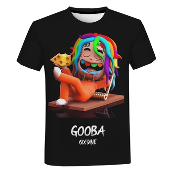 Gooba 3D Baskı T Shirt Erkek Kadın Moda Rahat Streetwear Kısa Kollu Hip Hop T-shirt Amerikan Rapçi Tee Tops