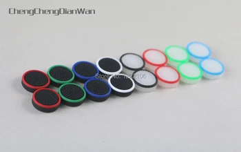 ChengChengDianWan silikon kapak Thumb Çubuk Joystick Analog Kauçuk Kapak Nintendo Anahtarı Denetleyicisi İçin Joy con 10 adet / grup