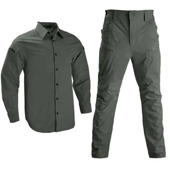 Taktik Üniforma Multicam Takım Elbise Savaş Erkek Gömlek Nefes Airsoft Paintball Gömlek Ordu Askeri Pantolon Açık Yürüyüş Kıyafetleri