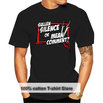 Somurtkan Sessizlik Veya Ortalama Yorum Abd'de Talep Üzerine Yapılan Komik T Shirt Erkek T Shirt %100 % Pamuk