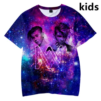 2 İla 14 Yıl Çocuklar t shirt Marcus ve Martinus 3D baskılı tişört Erkek Kız Harajuku Karikatür t shirt Çocuk Giysileri