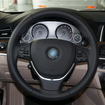 Krom ABS direksiyon Ekleme Kapağı Dekorasyon İçin Uygun 2011-2013 BMW F10 523 528 530