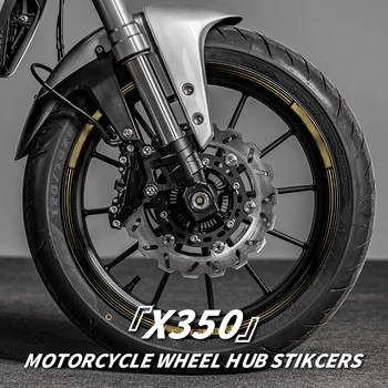 HARLEY İçin kullanılan X350 Motosiklet Aksesuarları Tekerlek Göbeği Emniyet Yansıtıcı Çıkartması Bisiklet dekorasyon çıkartmaları Kitleri Renk Seçebilirsiniz
