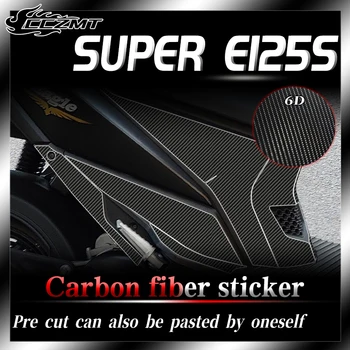Haojue Süper Kartal 125 etiket 6D karbon fiber koruyucu sticker tüm vücut filmi modifikasyon aksesuarları