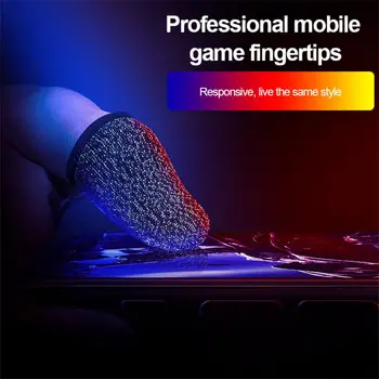 Parmak uçları Nefes Taşınabilir Parmak Karyolası Kapağı Pubg Mobil Oyunlar İçin Parmak Kapağı kaymaz Oyun Parmak Kol Gamer İçin