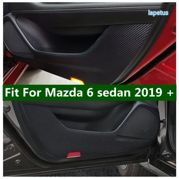 Araba Aksesuarları Kapı Çizilmeye Dayanıklı Anti Kick Pad Filmi Koruyucu Karbon Fiber Bak Çıkartmalar Trim İçin Mazda 6 Sedan 2019 - 2021