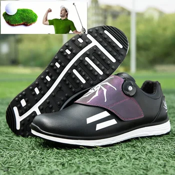 Yeni Varış yürüyüş ayakkabısı Erkekler için Büyük Boy Golf Eğitim Adam Anti-Kaygan Golf ayakkabıları Erkek Rahat spor ayakkabı Adam