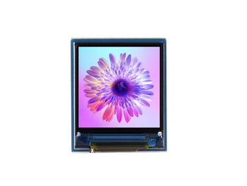 Waveshare 0.85 inç lcd ekran Modülü, IPS Paneli, 128×128 Çözünürlük, SPI Arayüzü, 65K renk