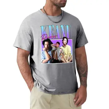 Keanu Reeves 90 s Tarzı T-Shirt komik t shirt erkek t shirt siyah t shirt erkek grafik t-shirt anime