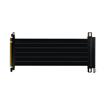 PCI-E 3.0 16X180 Derece, PCI-E Grafik Kartı Uzatma Kablosu Ağ Kartı Adaptörü, Tam Hız ve Kararlılık 10 cm