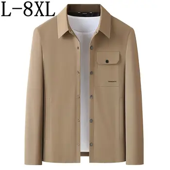 8XL 7XL 6XL Erkek Casual Blazer Ceket 2023 Yeni Bahar Sonbahar Gevşek Lüks İş Mont Casaco Masculino Dış Giyim Ceketler erkekler İçin